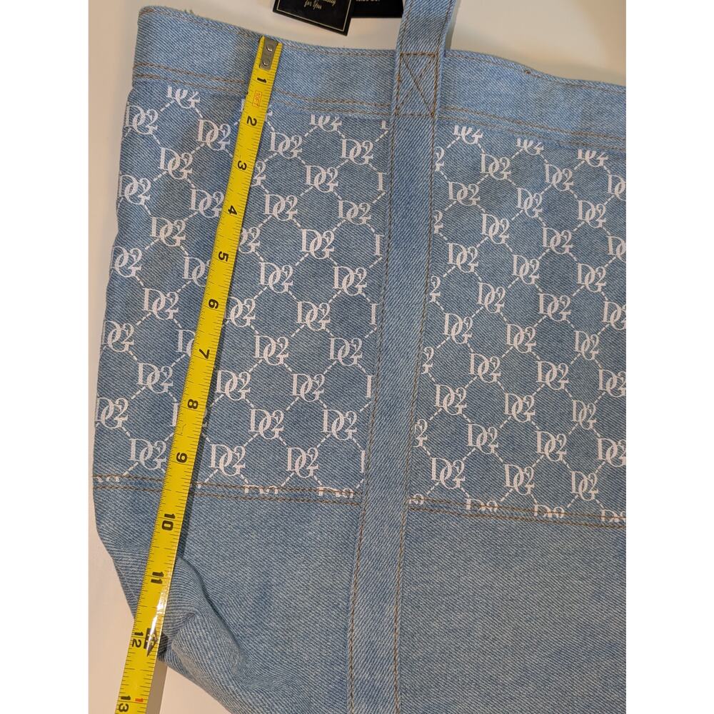 DG2 by Diane Gilman 30th Anniversary Denim Tote Bag Market Travel - Picture 7 of 7